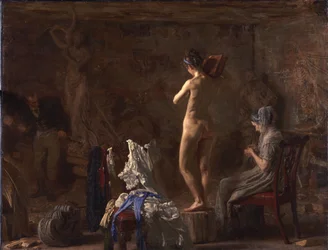 William Rush Carving His Allegorical Figure of the Schuylkill River